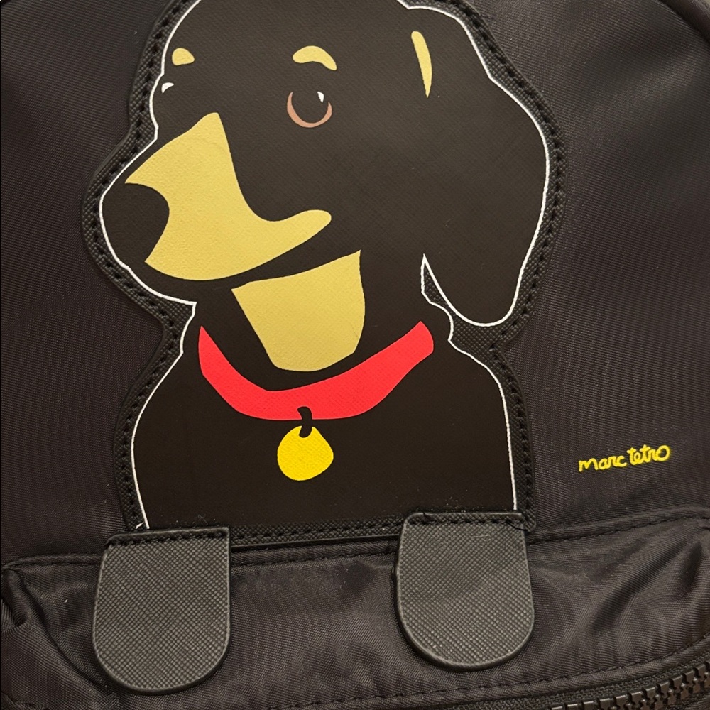 Nwt Marc Tetro Black Dog Backpack backpack - Picture 3 of 4